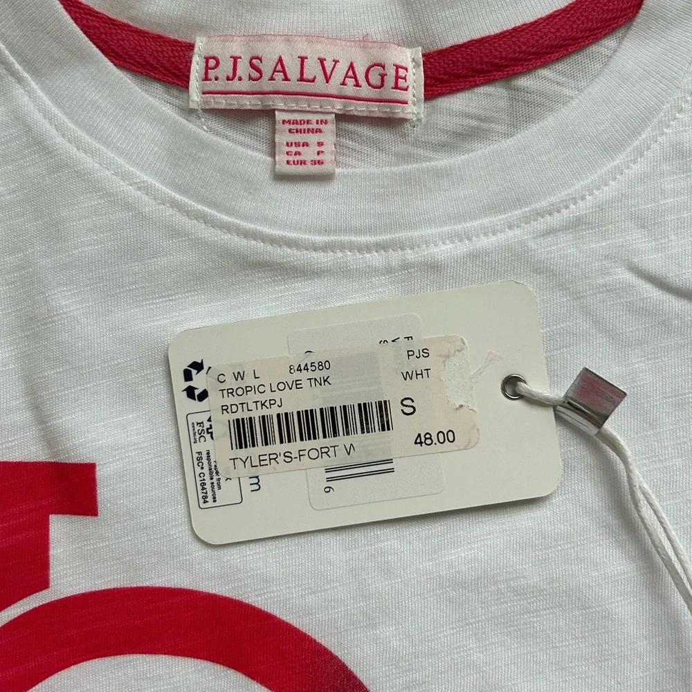 PJ Salvage Loungewear Tropic Love Tank Size Small NWT